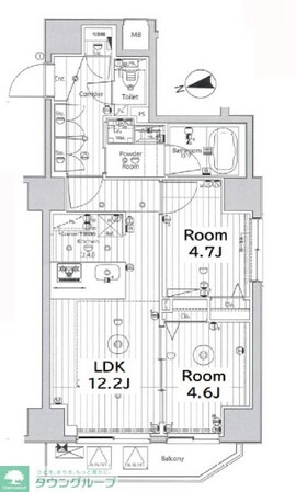 メイクス上野の物件間取画像